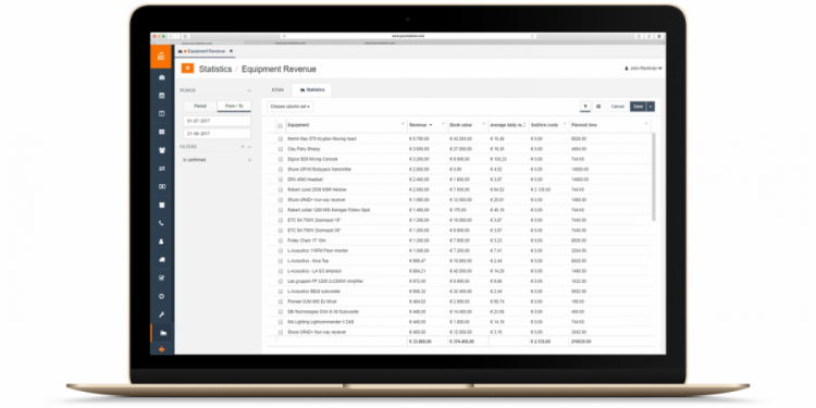 Online verhuursoftware voor de AV- en evenementensector