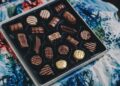 Het kleuren van chocolade